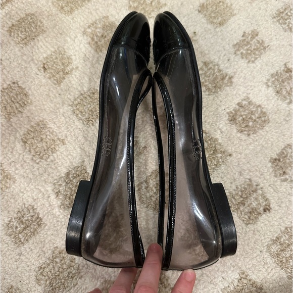 Chanel CC Captoe Classic Ballet Flat PVC Transparent 37 - Picture 5 of 16
